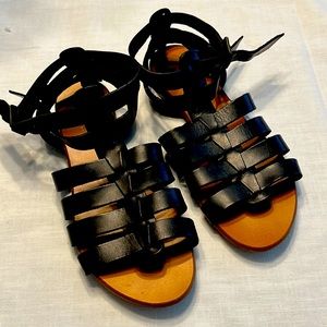Barney’s New York leather sandals
